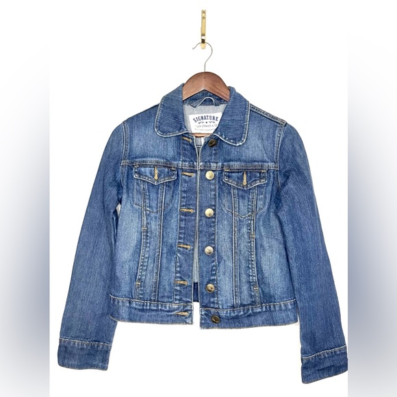 Signature by Levi Strauss Jackets & Blazers - LEVI’S Signature Levi Stauss & Co Denim Button Down Up Trucker Jacket | Small